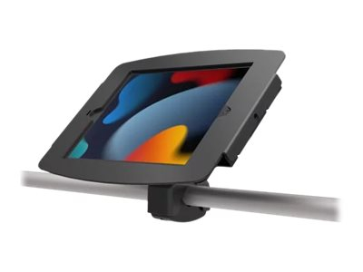 Compulocks iPad 10,2" Support tablette universel fixation rail fauteuil roulant /lits d'hôpitau et BoîtierSpace - Kit de montage (fixation sur rail, enceinte) - pour tablette - verrouillable - aluminium de haute qualité - noir - Taille d'écran : 10.2" - Interface de montage : 100 x 100 mm - pour Apple 10.2-inch iPad (7ème génération, 8ème génération, 9ème génération)