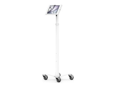 Compulocks iPad Air M2 &amp; M3 11", Apex Enclosure Rolling Cart - Rise Freedom White - Kit de montage (enceinte, support de chariot) - pour tablette - verrouillable - médical - aluminium de haute qualité - blanc - Taille d'écran : 11" - pour Apple 11-inch iPad Air (M2, M3)