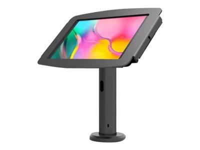 Compulocks Galaxy Tab A8 10,5" Boîtier Space et support inclinable Rise 8" - Pied - pour tablette - kiosque inclinable - verrouillable - aluminium de haute qualité - noir - Taille d'écran : 10.5" - montage de base, montrable sur bureau - pour Samsung Galaxy Tab A8 (10.5 ")