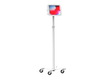 Compulocks iPad 10,2" Borne Tablette Mobile - Chariot - pour tablette - médical - métal - blanc - Taille d'écran : 10.2" - pour Apple 10.2-inch iPad (7ème génération, 8ème génération, 9ème génération)