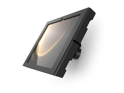 Compulocks Apex Galaxy Tab S9+/S9FE+/S10+ Apex Enclosure Tilting Wall Mount - Kit de montage (enceinte) - caméra et capteurs avant/arrière exposés - pour tablette - inclinaison - verrouillable - noir - montable sur mur - pour Samsung Galaxy Tab S9 FE+, Tab S9+