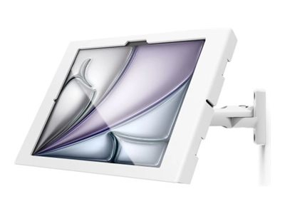 Compulocks - Kit de montage (enceinte, support VESA à bras oscillant) - bras pivotant - pour tablette - verrouillable - cadre en métal - blanc - Taille d'écran : 13" - montage sur surface plate, montable sur mur, dessus de comptoir - pour Apple 13-inch iPad Pro (M4, M5)