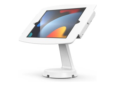 Compulocks iPad 10.2" Space Enclosure Mast Counter Stand - Kit de montage (enceinte, pied) - pour tablette - verrouillable - acier, aluminium - blanc - Taille d'écran : 10.2" - compteur - pour Apple 10.2-inch iPad (7ème génération, 8ème génération, 9ème génération)