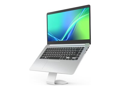 Compulocks Support de comptoir universel à noyau invisible ou support mural Blanc - Kit de montage (pied) - angle de vision de 45° - pour notebook / tablette - universel - verrouillable - métal - blanc - Taille d'écran : jusqu'à 40 pouces - Interface de montage : 100 x 100 mm - montable sur mur, compteur