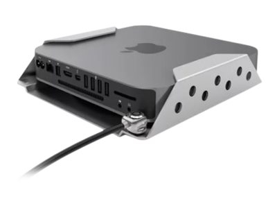 Compulocks Support de sécurité pour Mac Mini avec câble à clé argenté - Kit de sécurité - argent - pour Apple Mac mini (Début 2020, Early 2023, Fin 2012, Fin 2014, Fin 2018, Fin 2020, Mi-2020)