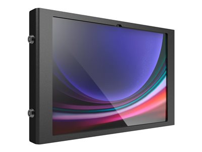 Compulocks Galaxy Tab S9 Ultra 14.6" Apex Enclosure Wall Mount - Boîtier - caméra et capteurs avant/arrière portables exposés - pour tablette - verrouillable - cadre en métal - noir - support au sol montable - pour Samsung Galaxy Tab S10 Ultra, Tab S11 Ultra, Tab S9 Ultra