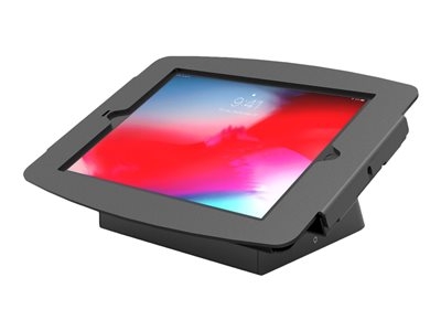 Compulocks iPad Mini 8,3" Support Tablette / Ecran Capsule VESA avec boîtier Space - Kit de montage (base, enceinte) - angle de vision de 25° - pour tablette - capsule de salle de conférence AV - verrouillable - aluminium de haute qualité, acier de haute qualité - noir - Taille d'écran : 8.3" - Interface de montage : 100 x 100 mm - montable sur mur, dessus de comptoir - pour Apple iPad mini (6ème génération)