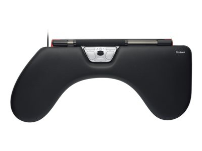 Contour RollerMouse Red Max - Souris centrée - ergonomique - filaire - USB - rouge - avec ArmSupport