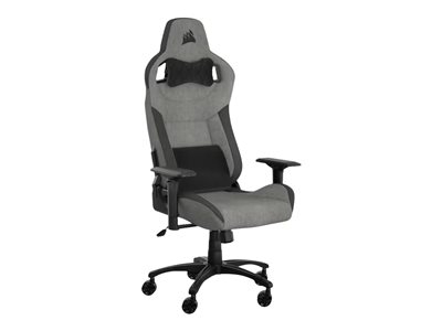 CORSAIR T3 RUSH - Chaise de jeu - accoudoirs - en T - inclinaison - tissu - gris charbon