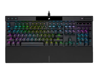 CORSAIR Gaming K70 RGB PRO - Clavier - backlit - USB - QWERTY - International US - commutateur : CHERRY MX Brown - aluminium brossé noir anodisé