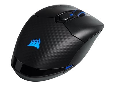 CORSAIR Gaming DARK CORE RGB PRO - Souris - optique - 8 boutons - sans fil, filaire - 2.4 GHz, Bluetooth 4.2 LE, USB 2.0 - noir