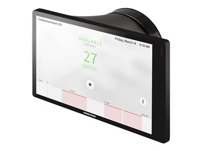 Crestron - Kit de montage (support, montage fixe adhésif) - pour écran tactile - plastique - noir uni - montable sur mur, montable en surface, fixation sur vitre - pour Room Scheduling Touch Screen TSS-770; Touch Screen TSS-770, TSW-770
