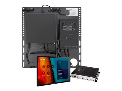 Crestron Flex UC-CX100-T-WM - Pour Microsoft Teams - Integrator Kit - kit de vidéo-conférence (console d'écran tactile, mini PC, émetteur) - noir - avec Wall Mounted Control Interface - power adapter included