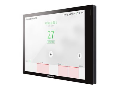 Crestron Room Scheduling Touch Screen TSS-770-B-S-LB KIT - Gestionnaire de salle - sans fil, filaire - 802.11a/b/g/n/ac, Bluetooth - 2.4 Ghz, 5 GHz - 10/100 Ethernet - noir uni