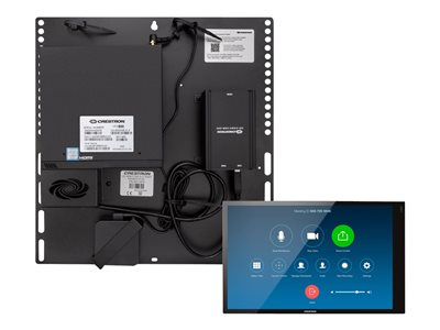 Crestron Flex UC-C100-Z-WM - Pour Zoom Rooms - Integrator Kit - kit de vidéo-conférence (console d'écran tactile, mini PC, convertisseur HDMI vers USB 3.0) - noir - avec Wall Mounted Control Interface - power adapter included