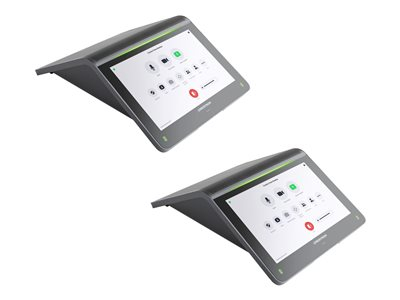 Crestron Flex UC-MM30-NC-Z-I - Pour les petites salles Microsoft Zoom - kit de vidéo-conférence (console d'écran tactile, mini PC, convertisseur HDMI vers USB 3.0) - noir - power adapter included