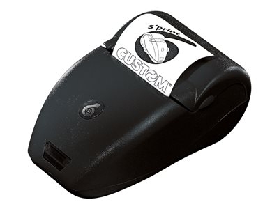 Custom S'PRINT - Imprimante de reçus - thermique direct - Rouleau (5,8 cm) - 203 dpi - jusqu'à 50 mm/sec - RS232 - noir