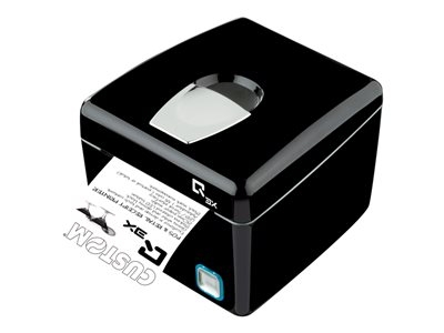 Custom Q3X - Imprimante de reçus - thermique direct - Rouleau (8 cm) - 203 dpi - jusqu'à 140 mm/sec - USB, Wi-Fi, RS232 - outil de coupe - noir