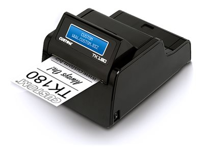 Custom TK180 - Aviation - imprimante de reçus - thermique direct - Rouleau (8,25 cm) - 203 dpi - jusqu'à 203 mm/sec - USB 2.0, RS232, LAN
