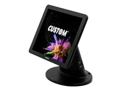 Custom PCPOS TWENTYFIVE - Tout-en-un - 1 x Celeron 3955U / 2 GHz - RAM 4 Go - SSD 64 Go - moniteur : LED 17" 1280 x 1024 (SXGA) écran tactile