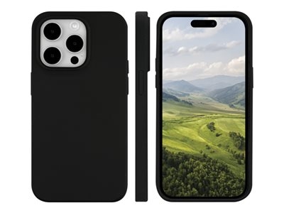 dbramante1928 Monaco - Coque de protection pour téléphone portable - compatibilité avec MagSafe - plastique, silicone - noir nuit - pour Apple iPhone 15 Pro Max