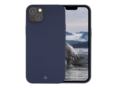 dbramante1928 Greenland - Coque de protection pour téléphone portable - 100 % de plastique recyclé - bleu Pacifique - pour Apple iPhone 14 Plus