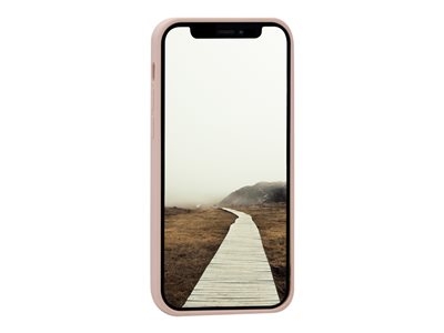 dbramante1928 Monaco - Coque de protection pour téléphone portable - bouton-pression - compatibilité avec MagSafe - 100 % de plastique recyclé - sable rose - pour Apple iPhone 13 mini