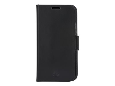 dbramante1928 Copenhagen Slim - Étui à rabat pour téléphone portable - cuir pleine fleur - noir - pour Apple iPhone 13 Pro