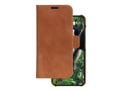 dbramante1928 Lynge - Étui à rabat pour téléphone portable - cuir durable pleine fleur grainé - brun clair - pour Samsung Galaxy S23