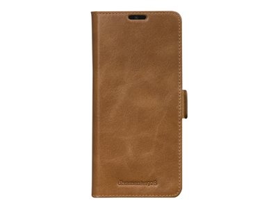 dbramante1928 Copenhagen - Étui à rabat pour téléphone portable - cuir pleine fleur - brun clair - pour Samsung Galaxy S21+ 5G