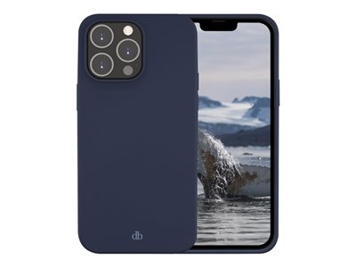 dbramante1928 Greenland - Coque de protection pour téléphone portable - 100 % de plastique recyclé - bleu Pacifique - pour Apple iPhone 14 Pro Max
