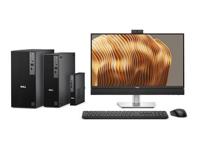 Dell Pro Micro Plus QBM1250 - Micro Core Ultra 7 265 / jusqu'à 5.3 GHz - RAM 16 Go - SSD 512 Go - NVMe, TLC - Intel Graphics - Gigabit Ethernet, Bluetooth, IEEE 802.11ax (Wi-Fi 6E) - Win 11 Pro - moniteur : aucun - noir - BTS - avec 3 ans de service de base sur site après un diagnostic à distance avec assistance uniquement matérielle