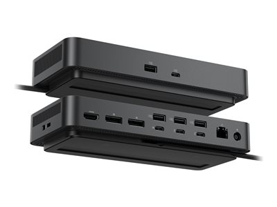 Dell Pro Thunderbolt 5 Smart Dock SD25TB5 - Station d'accueil - Thunderbolt 5 - HDMI, 2 x DP, USB-C, 2 x Thunderbolt 5 - 1GbE, 2.5GbE - 330 watt - BTO - avec 3 ans de service matériel de base avec Advanced Exchange après diagnostic à distance