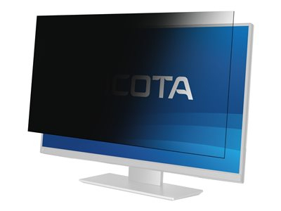DICOTA - Filtre anti-indiscrétion - à double sens - amovible - adhésif - 24" - noir - pour HP EliteDisplay E243i