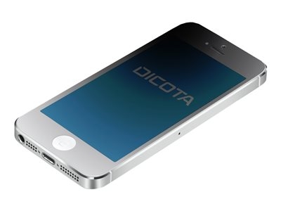 DICOTA - Filtre de confidentialité pour écran pour téléphone portable - 4 voies - adhésif - noir