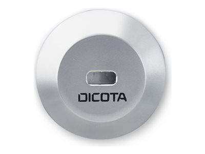 DICOTA - Plaque d'ancrage de la serrure de l'ordinateur portable - pour T-Lock - argent