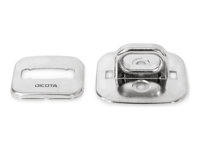 DICOTA - Plaque de base du verrou de l'ordinateur portable - argent