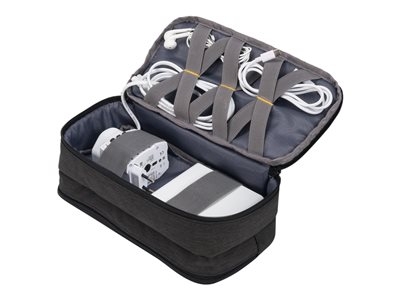 DICOTA Accessories Pouch STYLE - Étui pour accessoires mobiles - polyester 600D - noir