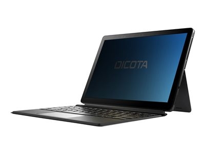 DICOTA - Filtre de confidentialité de PC tablette - à double sens - module d'extension/adhésif - noir