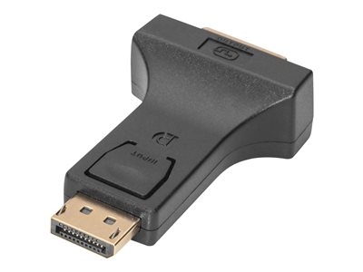 DIGITUS - Adaptateur vidéo - DisplayPort (M) pour DVI-I (F) - moulé, bouton-pression, support 2560 x 1600 (WQXGA) - noir