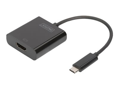 DIGITUS - Adaptateur vidéo externe - USB-C 3.1 - HDMI - noir
