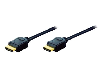 ASSMANN - Câble HDMI avec Ethernet - HDMI mâle pour HDMI mâle - 10 m - triple blindage - noir