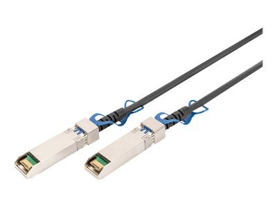 DIGITUS - Câble d'attache directe 25GBase - SFP28 (M) pour SFP28 (M) - 5 m - bi-axial blindé - SFF-8432 - passif