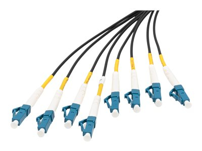 DIGITUS - Câble éclaté - mode unique LC/UPC (P) pour mode unique LC/UPC (P) - 50 m - fibre optique - 9 / 125 micromètres - G.657.A1/OS2 - sans halogène, intérieur/extérieur - noir