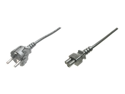 ASSMANN - Câble d'alimentation - IEC 60320 C5 pour power CEE 7/7 (M) - CA 250 V - 1.8 m - moulé - noir