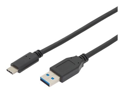 ASSMANN - Câble USB - USB-C (M) pour USB type A (M) - USB 3.1 Gen2 - 3 A - 1 m - moulé - noir