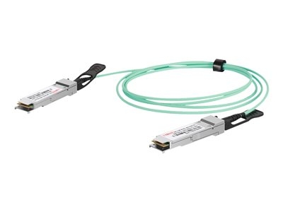 DIGITUS - Câble d'attache directe 100GBase - QSFP28 pour QSFP28 - 10 m - fibre optique - duplex - SFF-8431/SFF-8432 - Active Optical Cable (AOC)