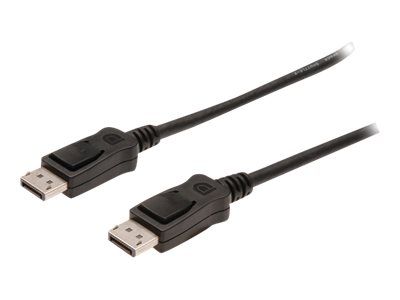 DIGITUS - Câble DisplayPort - DisplayPort (P) verrouillé pour DisplayPort (P) verrouillé - 2 m - moulé - noir
