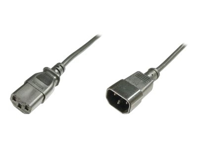 ASSMANN - Rallonge de câble d'alimentation - power IEC 60320 C13 pour IEC 60320 C14 - CA 250 V - 5 m - moulé - noir