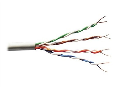 DIGITUS - Câble en vrac - paire torsadée écrantée (F/UTP) - CAT 5e - solide - gris